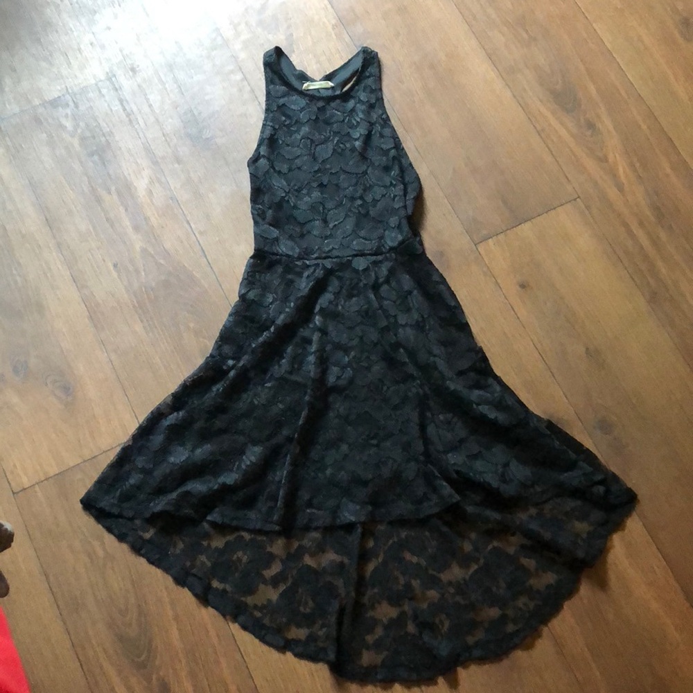 Little black lace dress